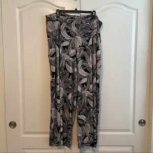 Lane Bryant Wide Leg Dress Pant Tie Waist 18/20